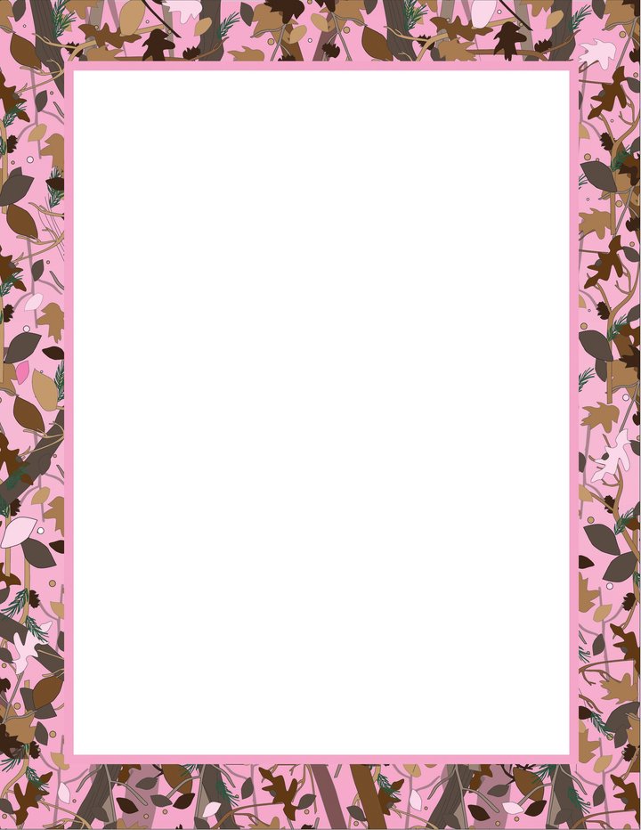 Designer Paper Pink Camo