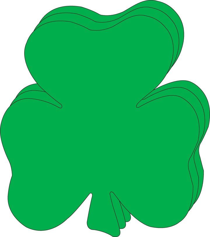 Shamrock Single Color Super Cut-Outs