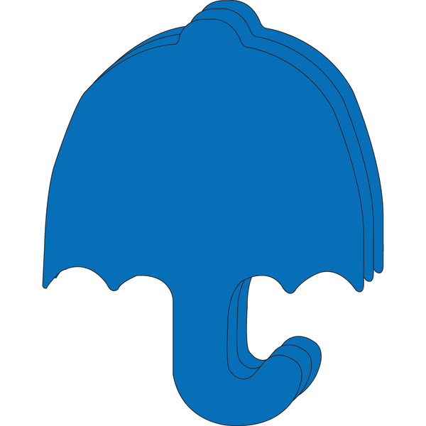 Super Cut-Outs Single Color Umbrella