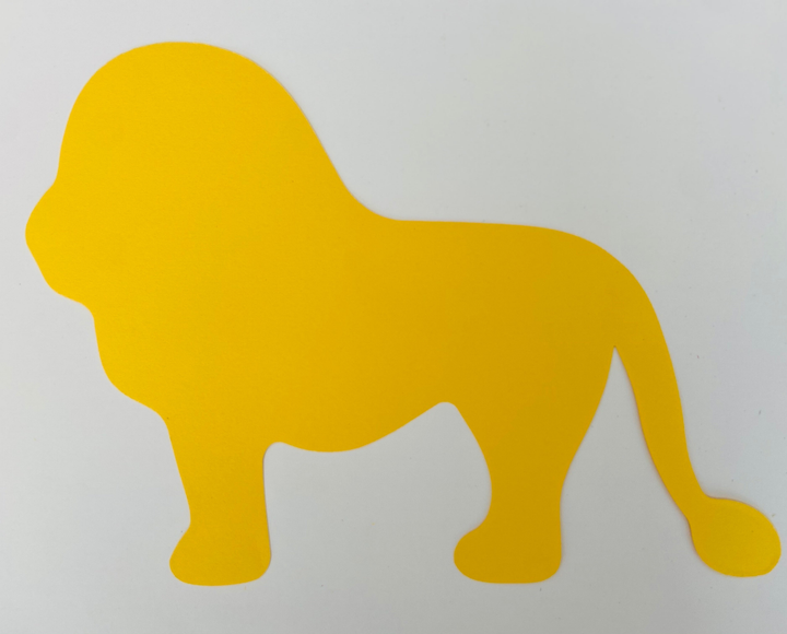 Lion Single Color Super Cut-Outs