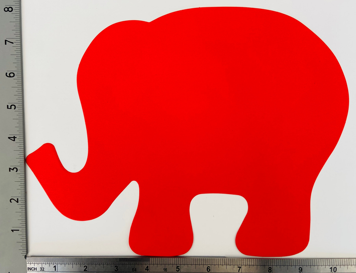 Elephant Assorted Color Super Cut-Outs - 2