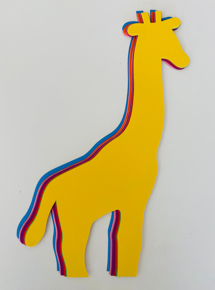 Giraffe Assorted Color Super Cut-Outs