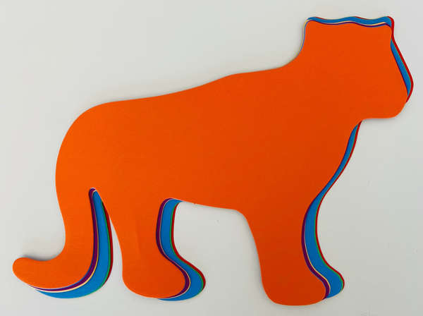 Tiger Assorted Color Super Cut-Outs