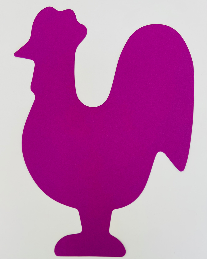 Rooster Assorted Color Super Cut-Outs - 3