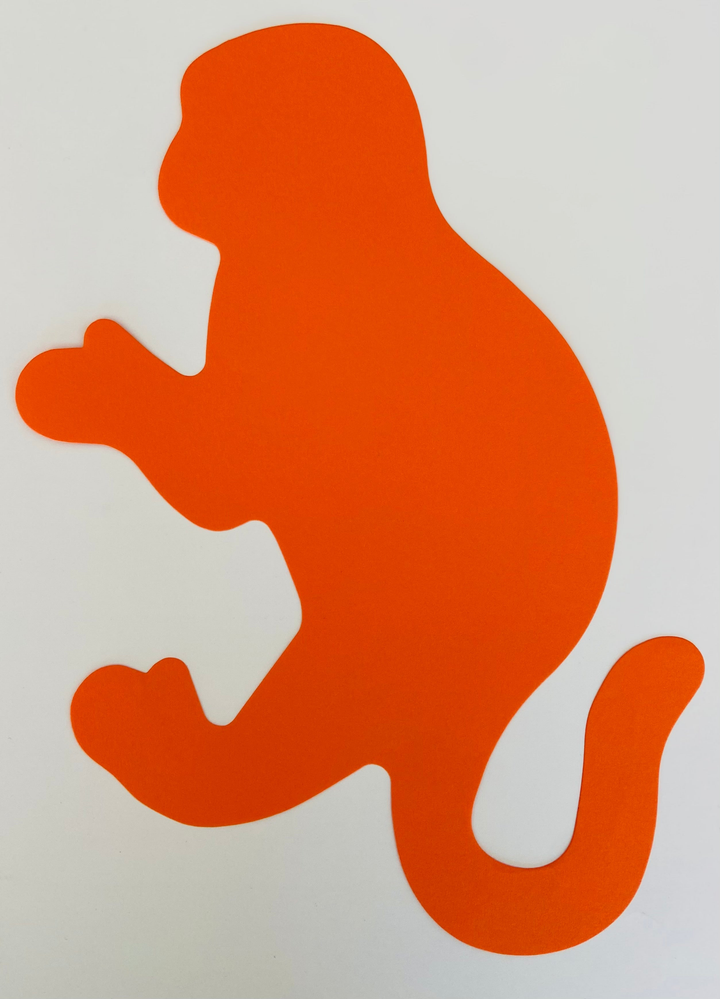 Monkey Assorted Color Super Cut-Outs - 3