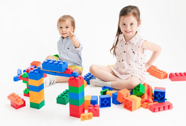 UNiPLAY Soft Building Blocks UNiBOX with 126pcs Blocks (#UN3126) - 3