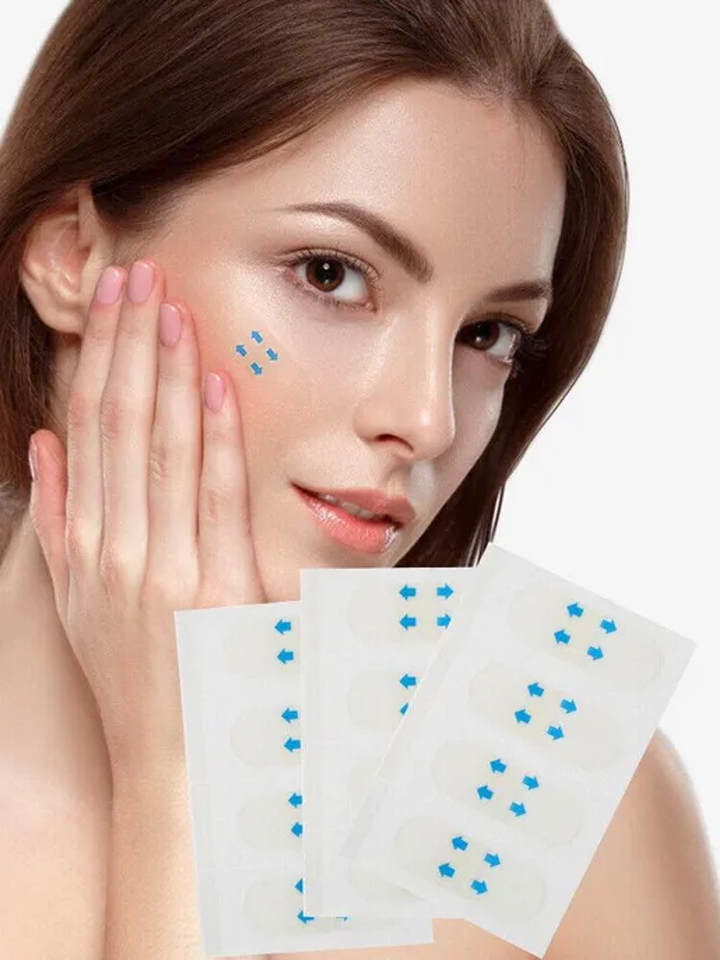 80Pcs Face Lifting Sticker Invisible Tape Firming Chin Fade Fine Lines V-shaped - 7