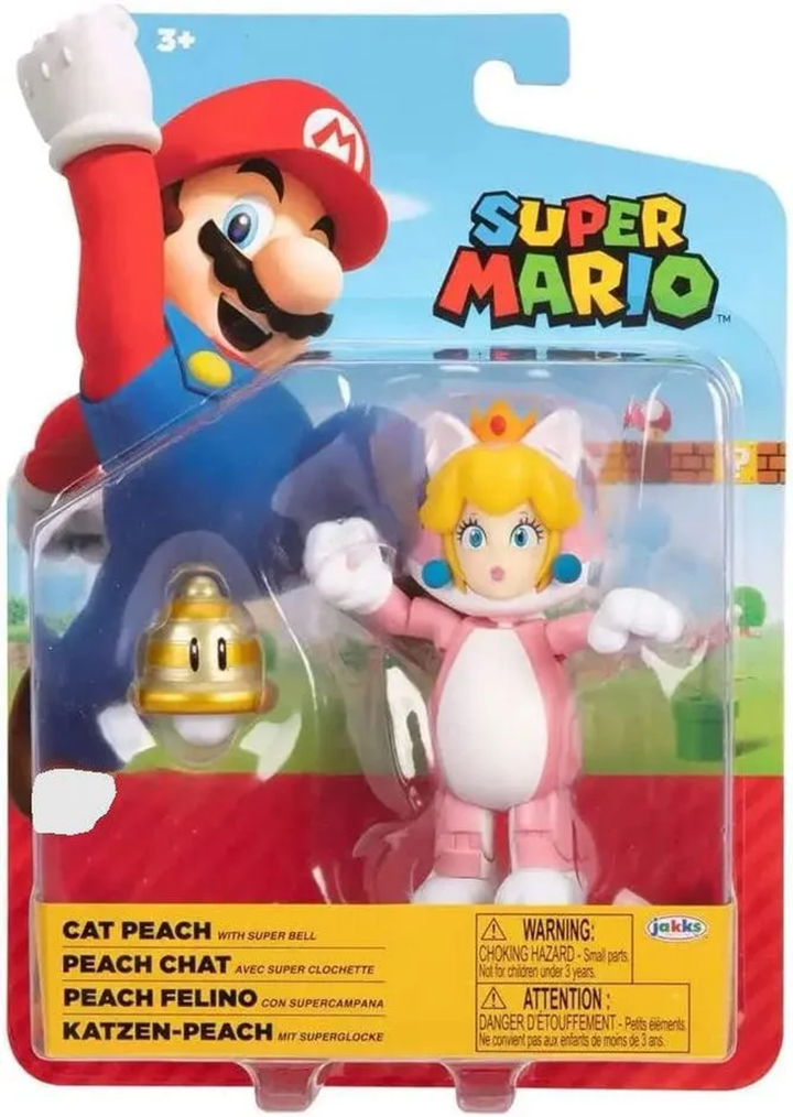 SUPER MARIO 4-Inch Action Figures Collection Cat peach