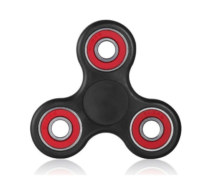 High Performance Spin-R Fidget Play Stress-Relief Spinner Black/Red - 2