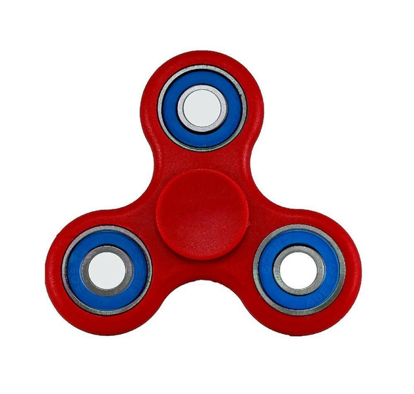 High Performance Spin-R Fidget Play Stress-Relief Spinner Red/Blue