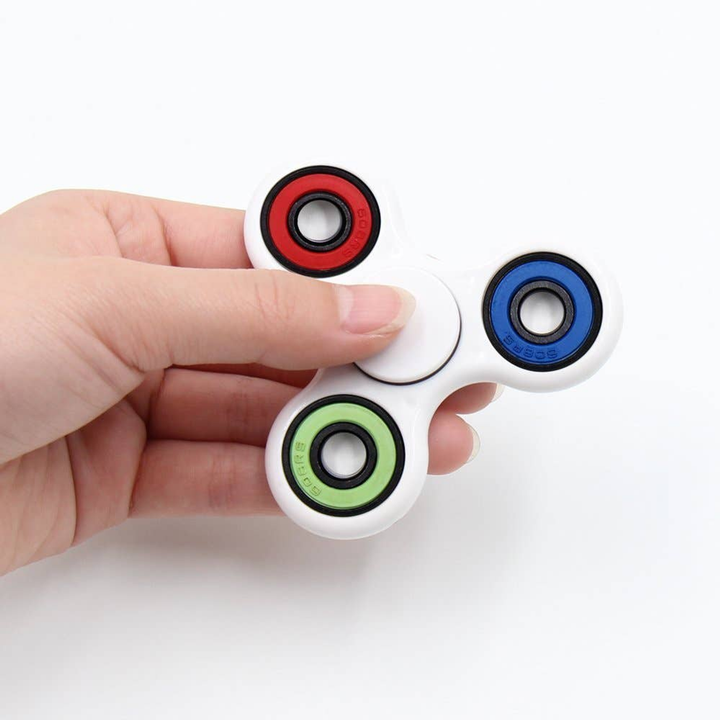 High Performance Spin-R Fidget Play Stress-Relief Spinner White - 4