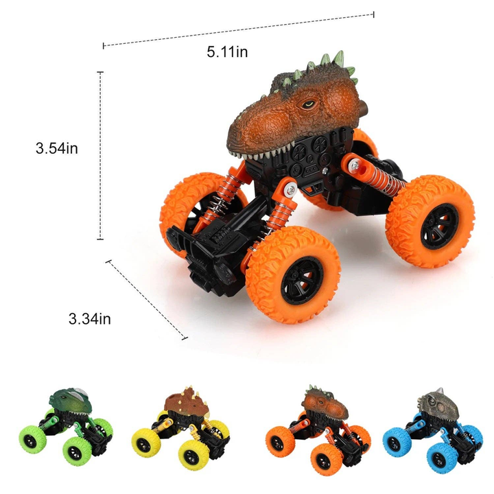 Dino Truck Pull-Back Monster Truck - 3