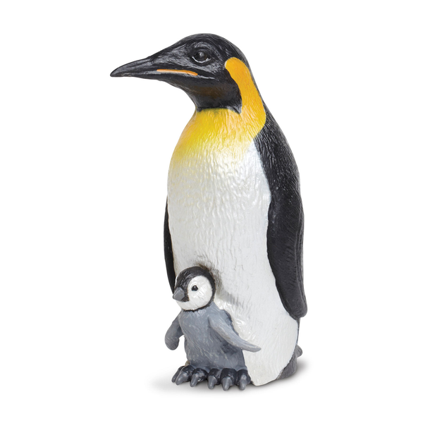 Emperor Penguin With Baby