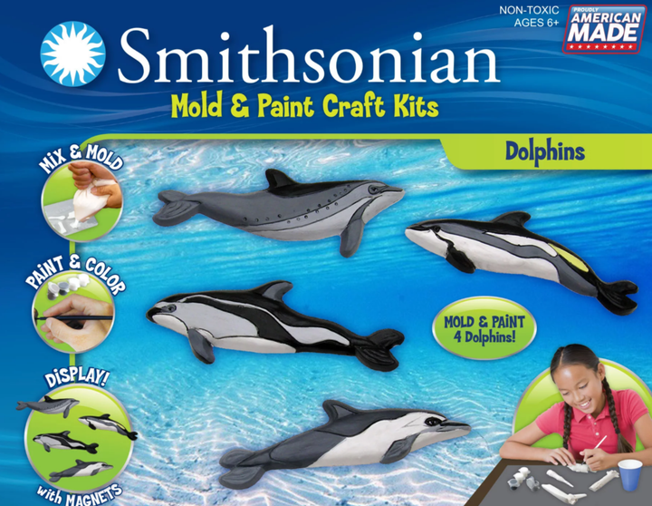 Smithsonian Mold & Paint Dolphin