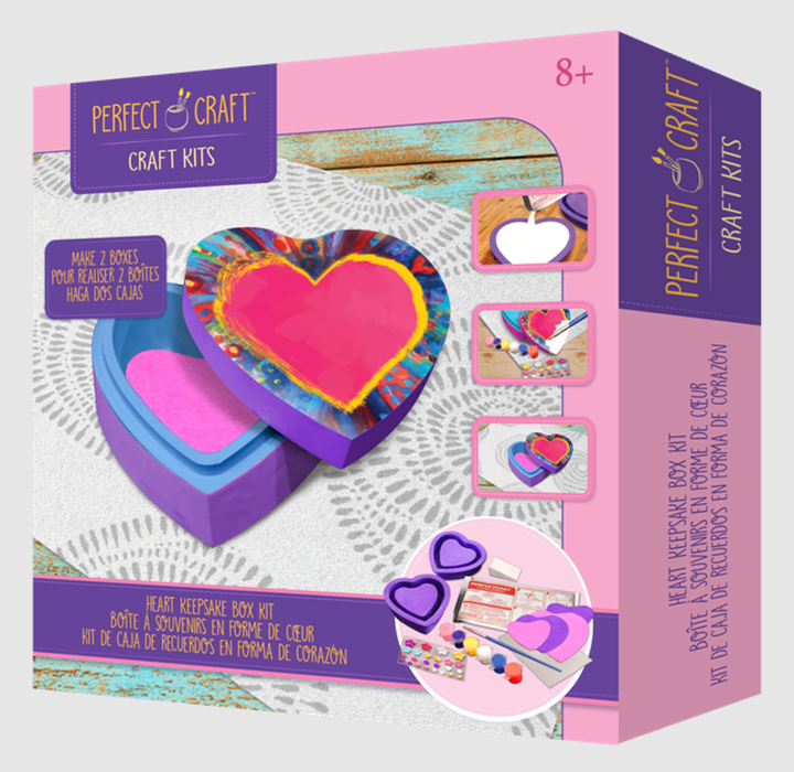 Perfect Craft Kit Heart Box