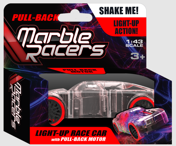 Pull-Back Marble Racer Red