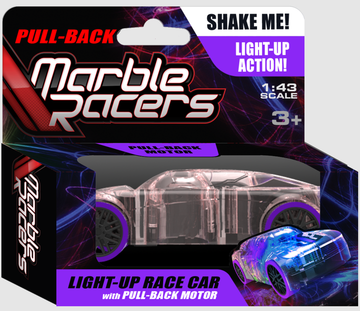 Pull-Back Marble Racer Purple