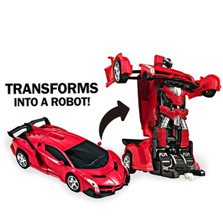 Automotion - Shape-Shifting Robot R/C Car Red - 2