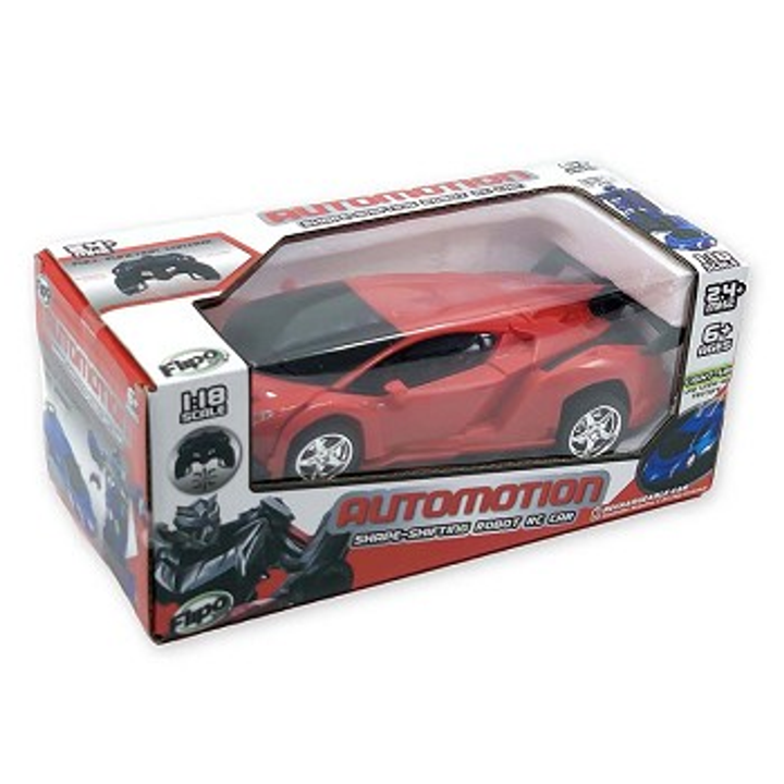 Automotion - Shape-Shifting Robot R/C Car Red - 4