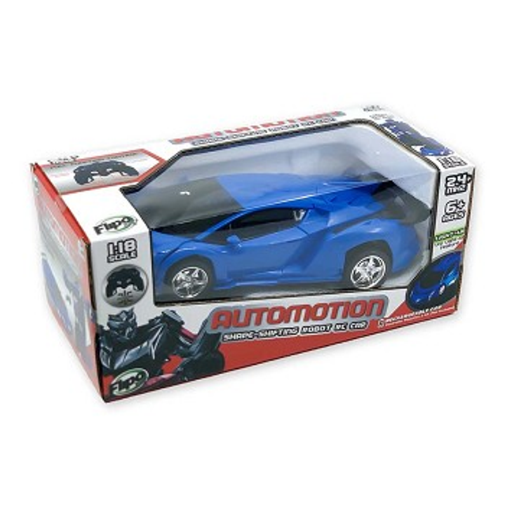 Automotion - Shape-Shifting Robot R/C Car Blue - 4