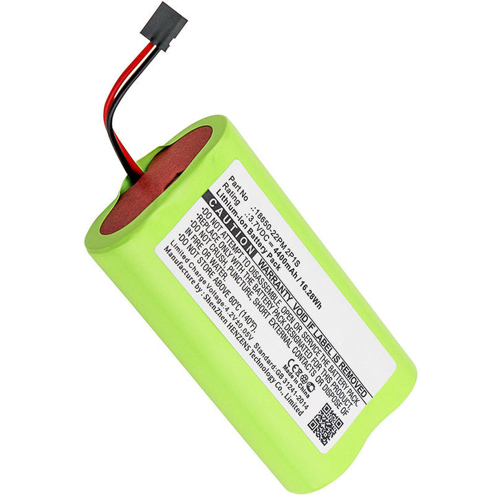 Trelock 18650-22PM 2P1S LS 950 LS950 Battery 4400mAh Li-ion