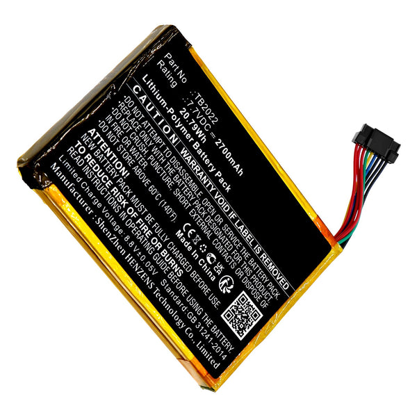 Autel TB2022 MaxiBAS BT608 Battery 2700mAh Li-Polymer