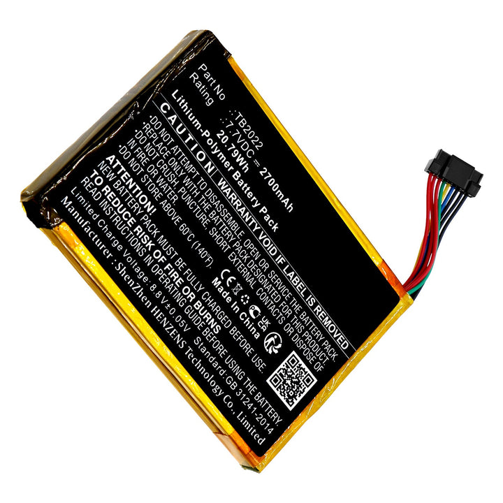 Autel TB2022 MaxiBAS BT608 Battery 2700mAh Li-Polymer