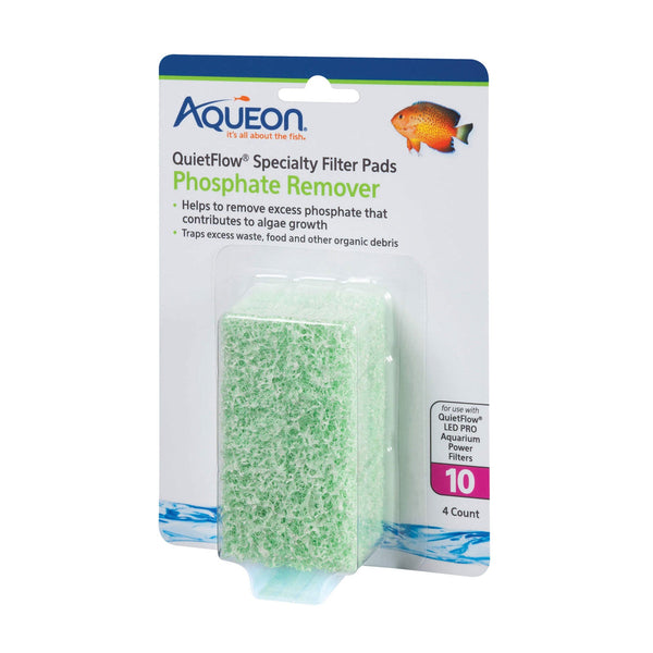 Aqueon Replacement Phosphate Remover Filter Pads Size 10 4 Pack