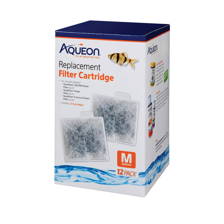 Aqueon Replacement Filter Cartridges 12 pack Medium