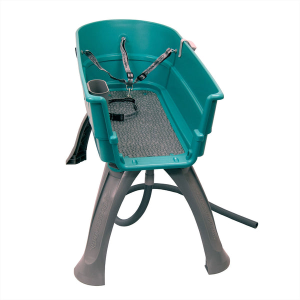 Booster Bath Elevated Dog Bath and Grooming Center Large Teal