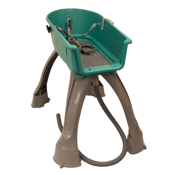 Booster Bath Elevated Dog Bath and Grooming Center Medium Teal