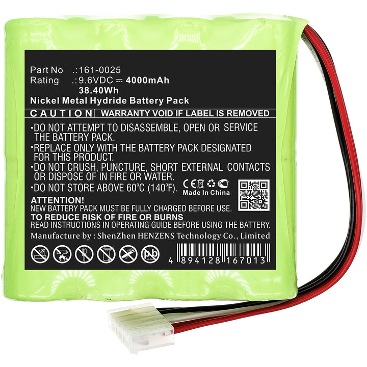 ROSE 161-0025 EPG-0244-2 Battery 4000mAh Ni-MH-3