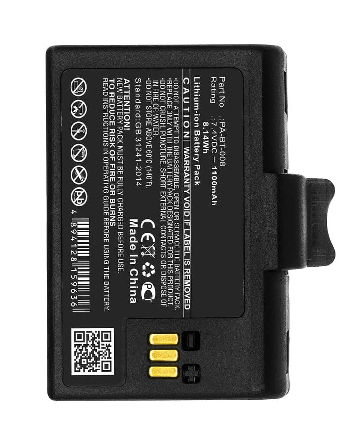 Brother PA-BT-008 RJ-2035B RJ-2055WB Battery 1100mAh - 3