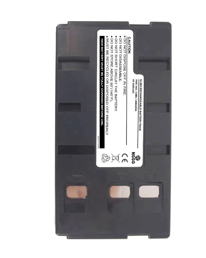 JVC BN-V12U 4200mAh Ni-MH 6V Camera Battery - 3