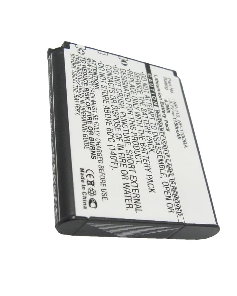 Casio Exilim EX-Z2000 Battery | 1150mAh Camera Battery