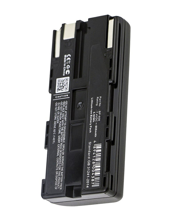 Canon BP-608 BP-608A Battery 800mAh