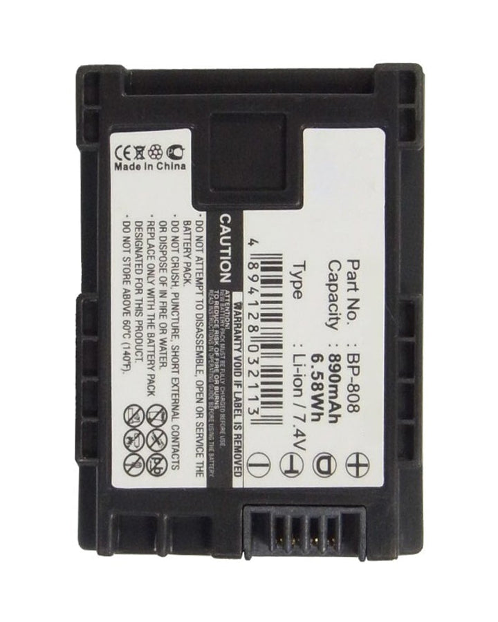 Canon BP-808 Vixia HF G20 Battery 890mAh - 3