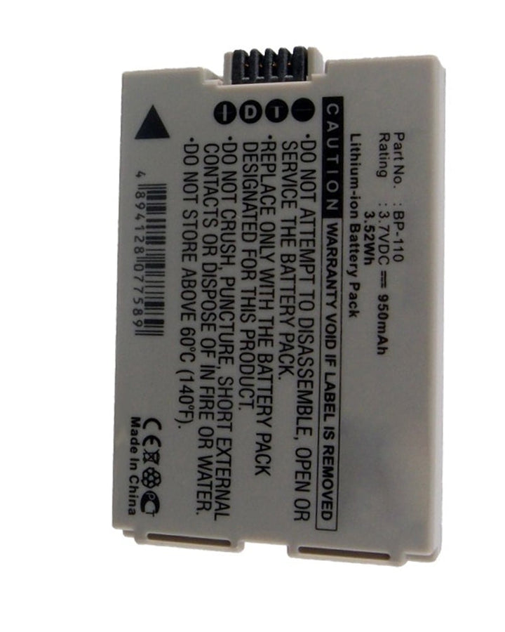 Canon Vixia HF R20 Vixia HF R200 Battery 950mAh - 3