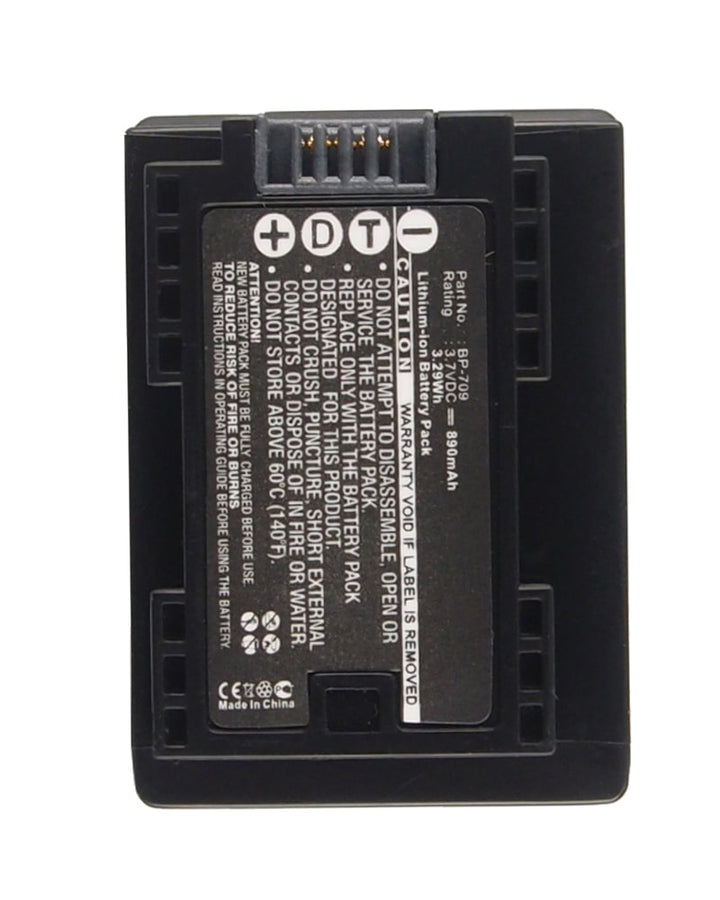 Canon BP-709 HF M56 Vixia HF M50 HF R300 Battery 890mAh - 3