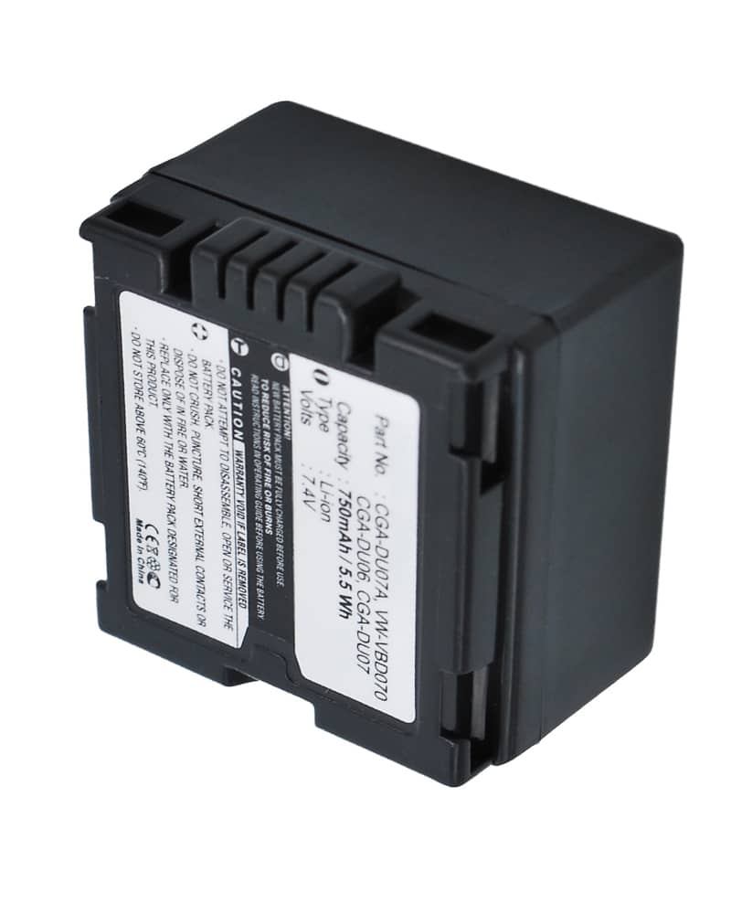 Panasonic VDR-D300 Battery | 750mAh Li-ion Camera Battery