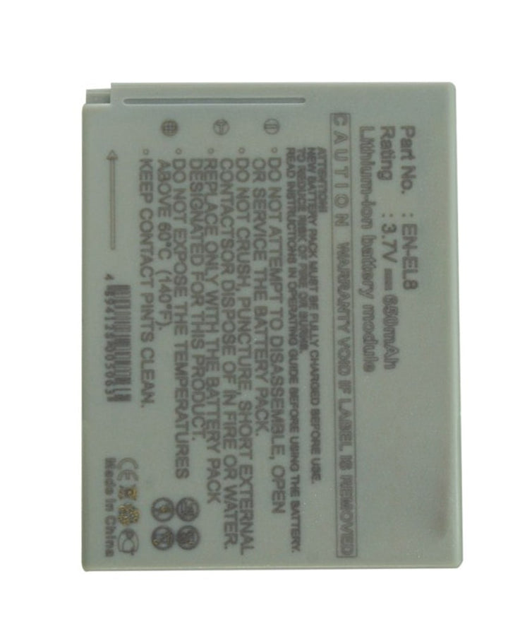 Nikon Coolpix P1 Coolpix S51 Coolpix S6 Battery 650mAh - 3