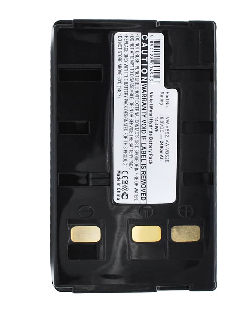 Panasonic NV-G2 Battery | 1200mAh Ni-MH 6V Camera Battery