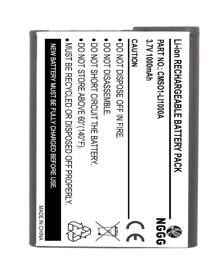 Sony Cyber-shot DSC-W35 1000mAh Camera Battery - 3