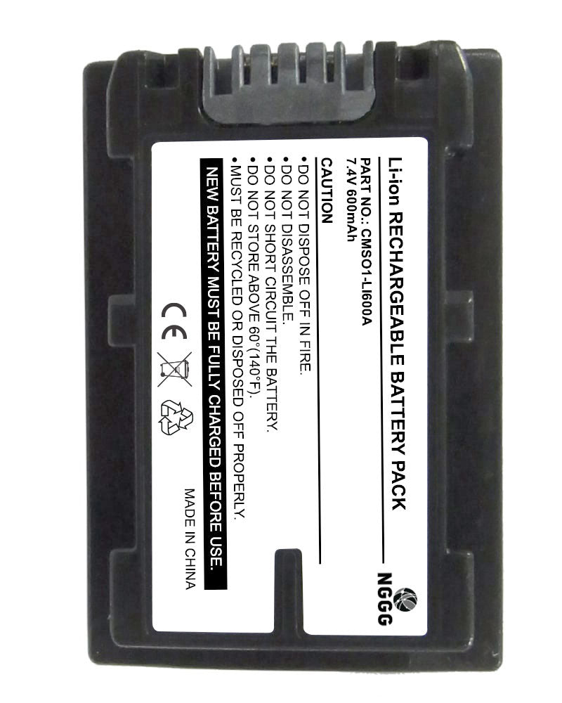 Sony HDR-CX120 600mAh Li-ion 7.4V Battery | Camera Battery