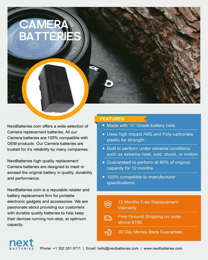 Panasonic HC-V520MGK Battery - 4