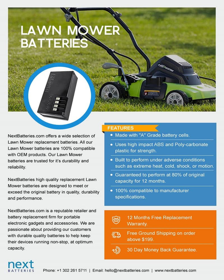 Husqvarna Automower 265ACX 2012 Battery - 4