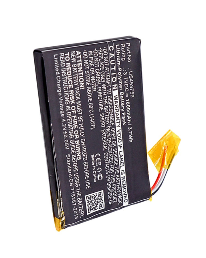 Sony NWZ-ZX1 US453759 Walkman NWZ-ZX1 Battery 1000mAh