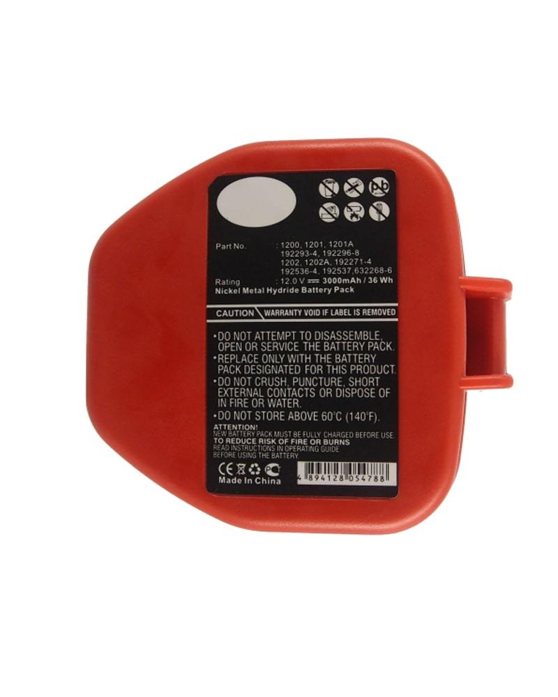 Makita 1201 Battery 3000mAh Ni MH 12V Power Tool Battery