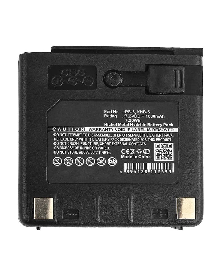 Kenwood PB-6 TH-25AT TH-26AT Battery 1000mAh - 3