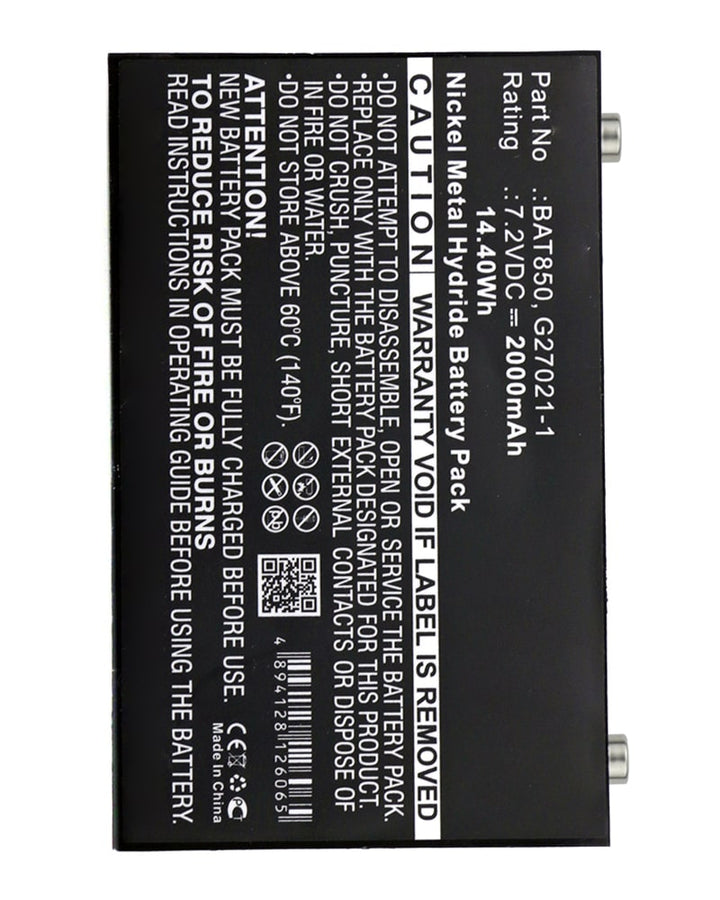 HME BAT850 G27021-1 MB100 Base Station Battery 2000mAh - 3